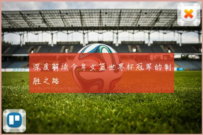 深度解读今年女篮世界杯冠军的制胜之路
